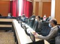 گزارش تصویری جلسه ششم شورای دانشگاه با حضور دکتر غلامحسین رحیمی معاون پژوهش و فناوری وزارت عتف
